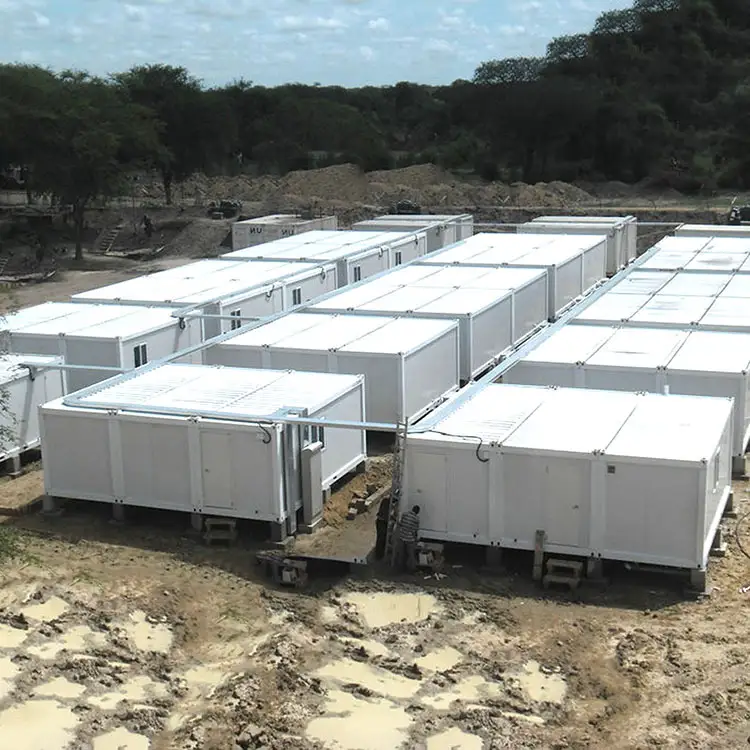 20ft flat pack container house for remote labour camp 1