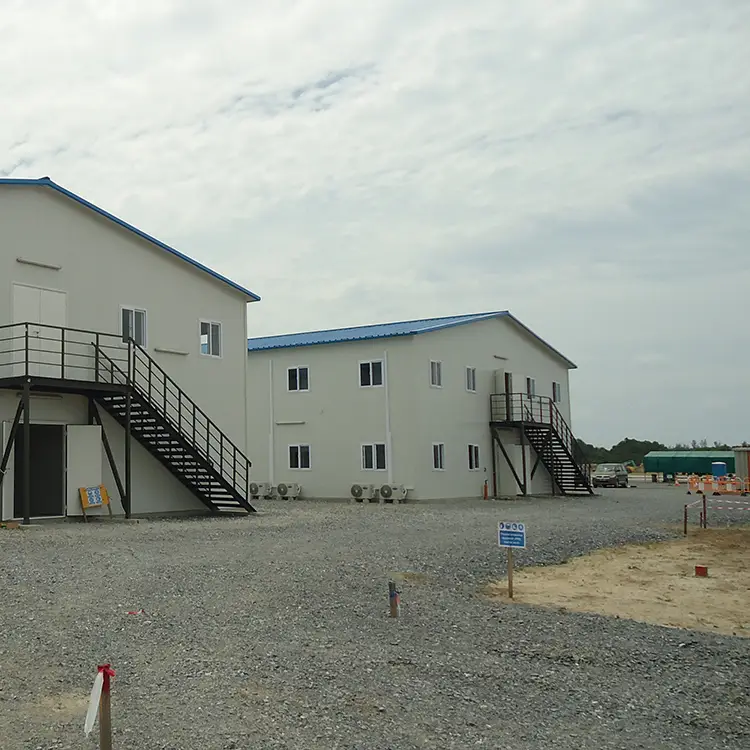 Steel prefab house container for construction site worker 1
