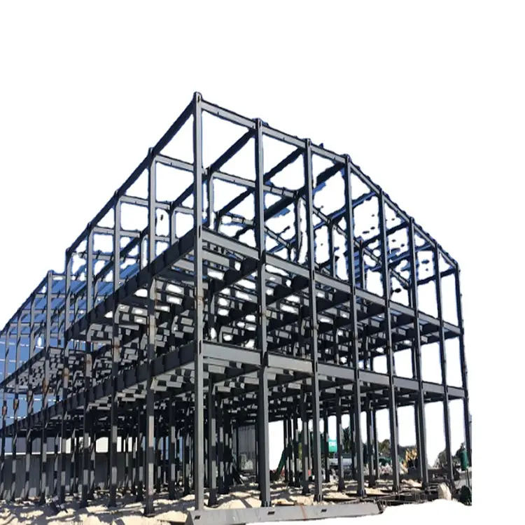 large-span prefabricated high rise steel structure building 1