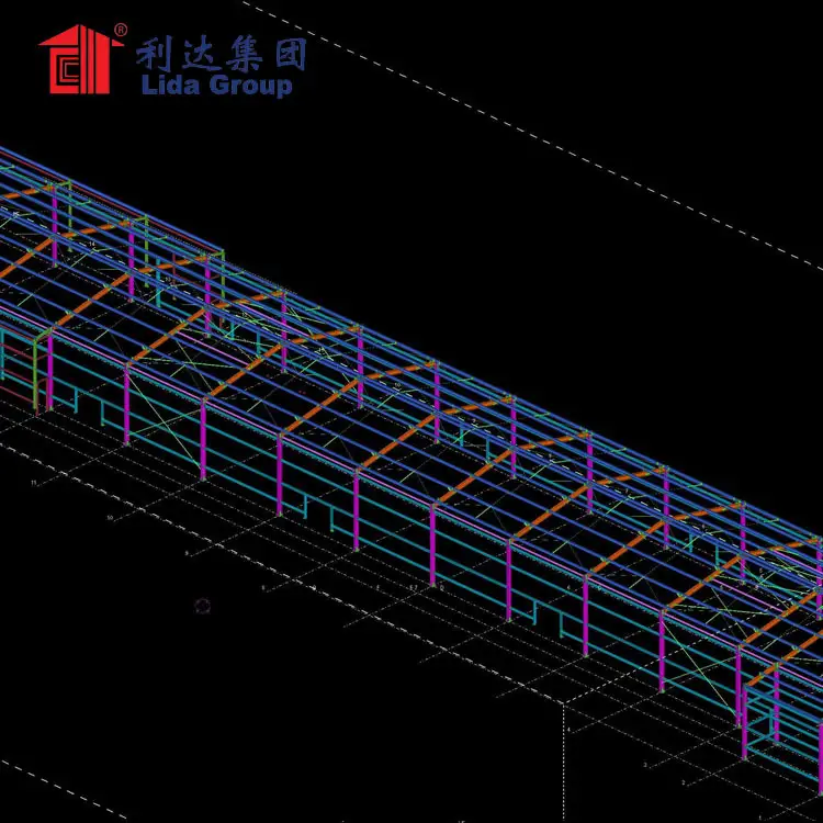 Free design prefabricated steel structure buildings widely used for warehouse/workshop 1