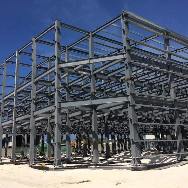2019 Prefabricated logistics steel center metal framing logistics warehouse buildinglding 1