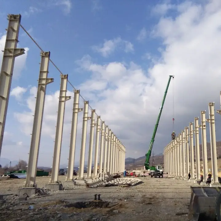 Factory Prefabricated Structure Steel Fish Processing Workshop 1