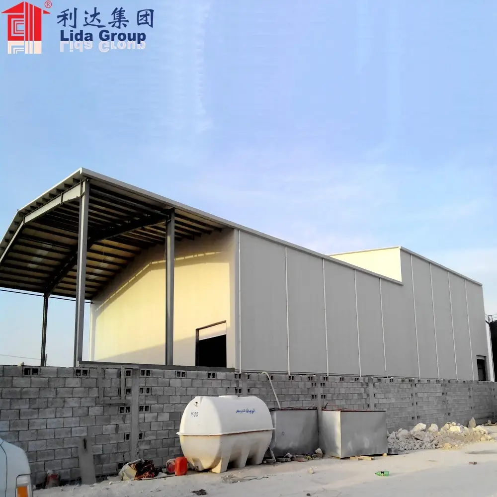 sgs iso prefabricated sandwich panel steel structure manufacturer 1
