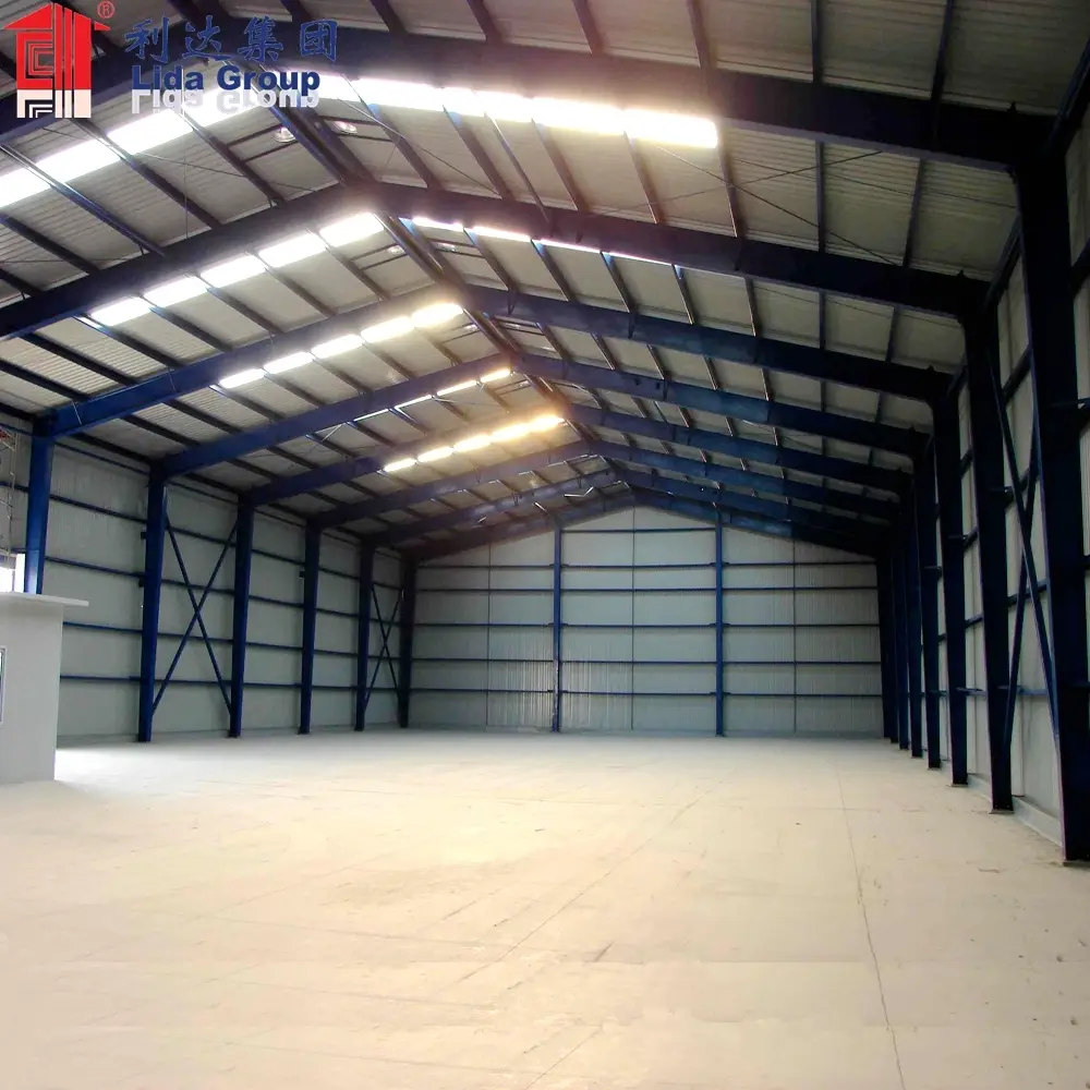 prefabricated work shop storage metal building 1