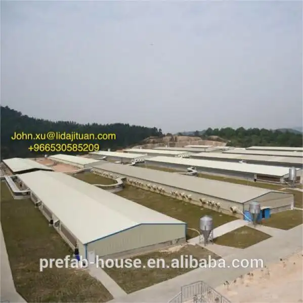 Top quality galvanized poultry/broiler house 1