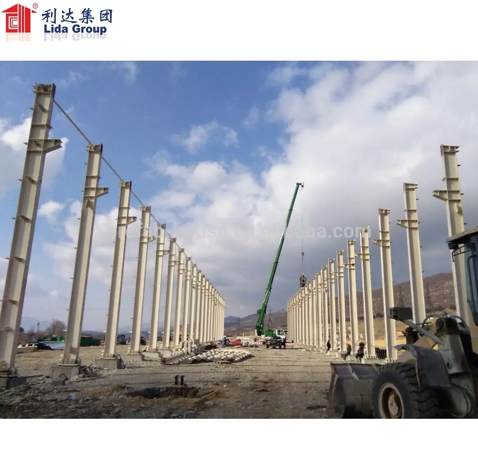 Fábrica de estructuras de acero prediseñadas de Qatar-Grupo Lida, image size:960x957