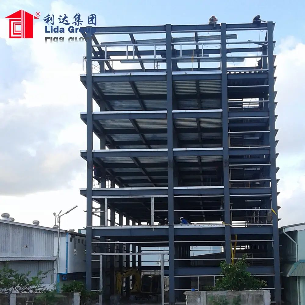 Edificio escolar de hotel con estructura de acero prefabricada de bajo coste 1