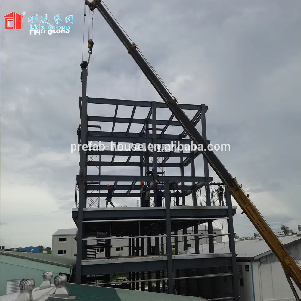 High level pre engineering steel structure building 1