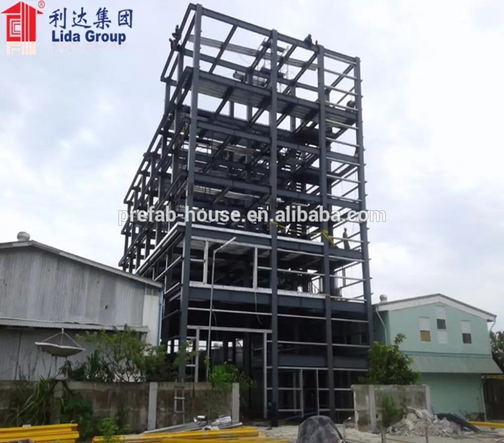 Low Cost Prefabricated Multistory High Quality Steel Structure Building 1