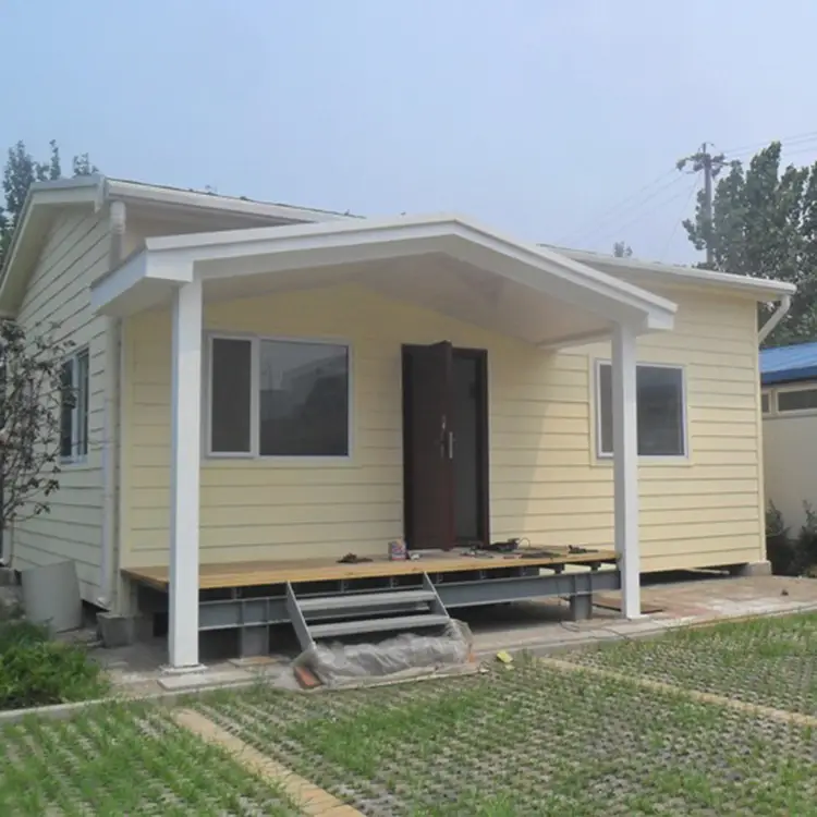 Light gauge Steel Structure Frame Beach Portable House Prefabricated Villa with free design 1