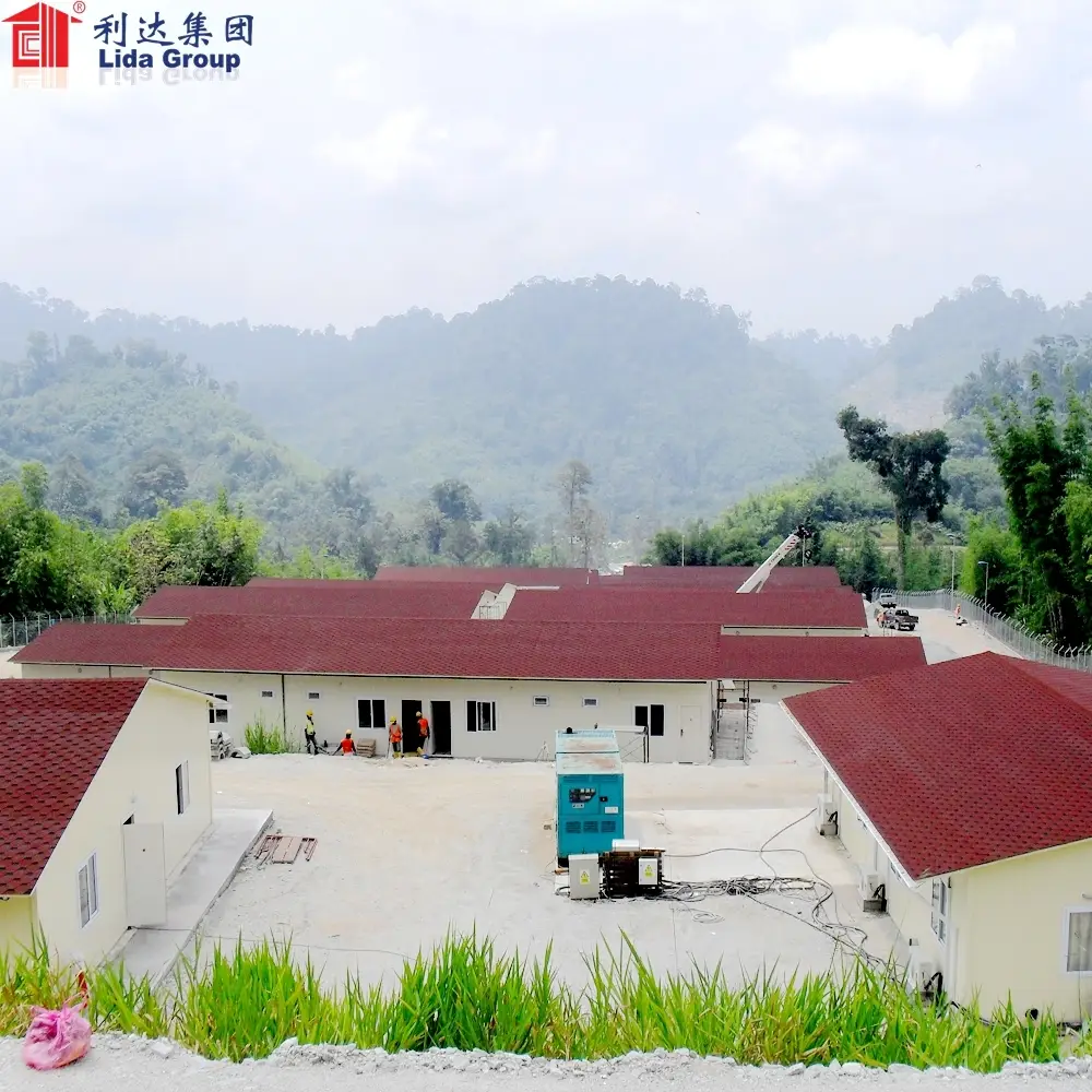3 storey luxury steel structure portable building 1