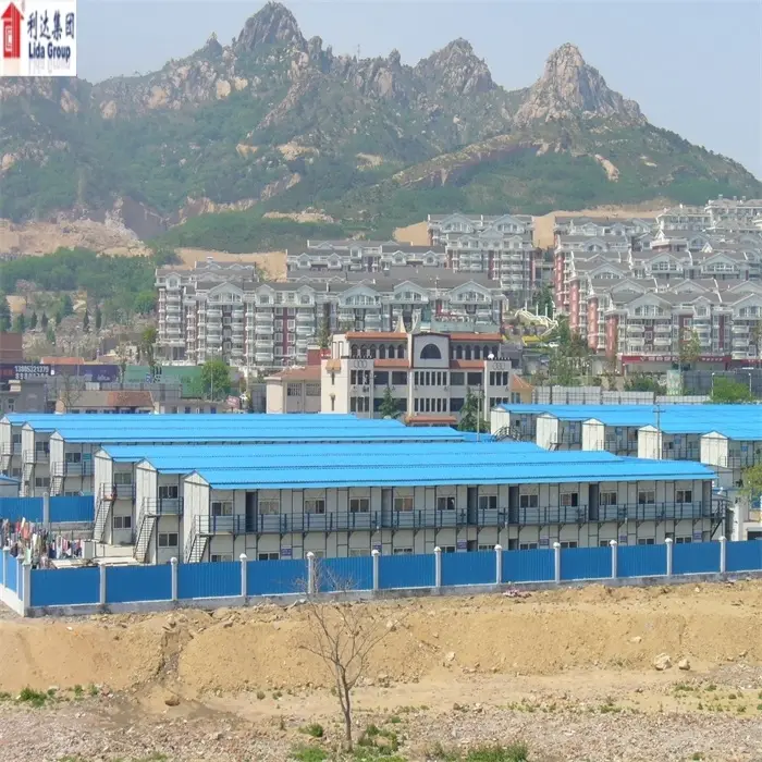 Fast Portable Steel Structure Temporary Housing for Living prefab house 1
