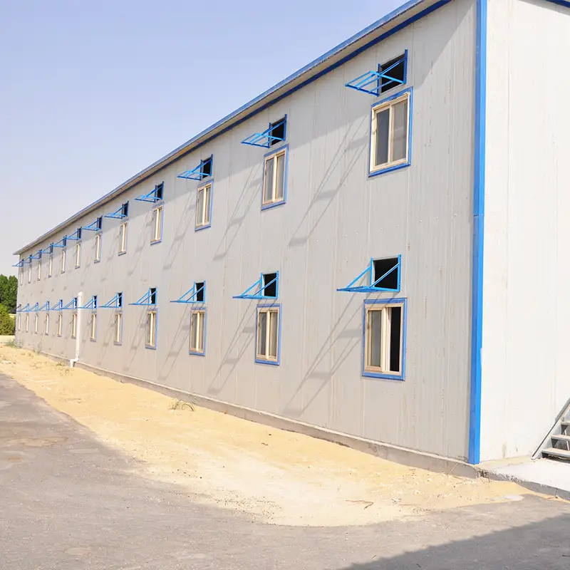 CE certificated real estate flexible size prefabricated temporary housing 1
