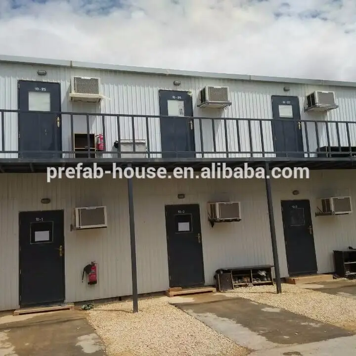 Prefabricated house site for labour camp porta cabins 1