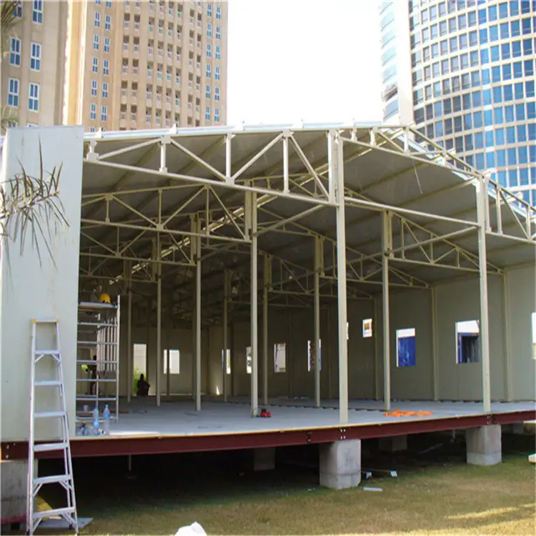 Double Storey Steel Structure Prefabricated House Labor Camp 1