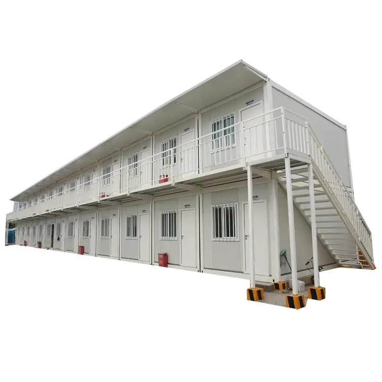 Promotion prefab Log Cabins Portable steel Prefabricated Log cabin kits House for sale 1