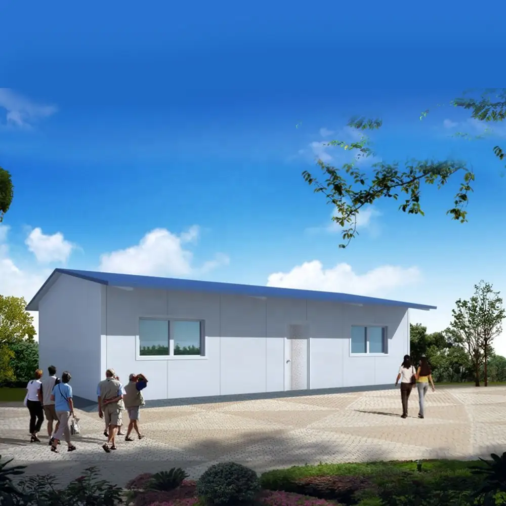 Steel sandwich panel prefab houses 1