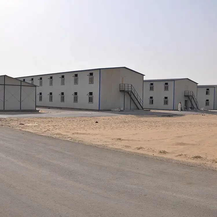 Galvanized Steel Structure Made Luxury House Prefabricated 1