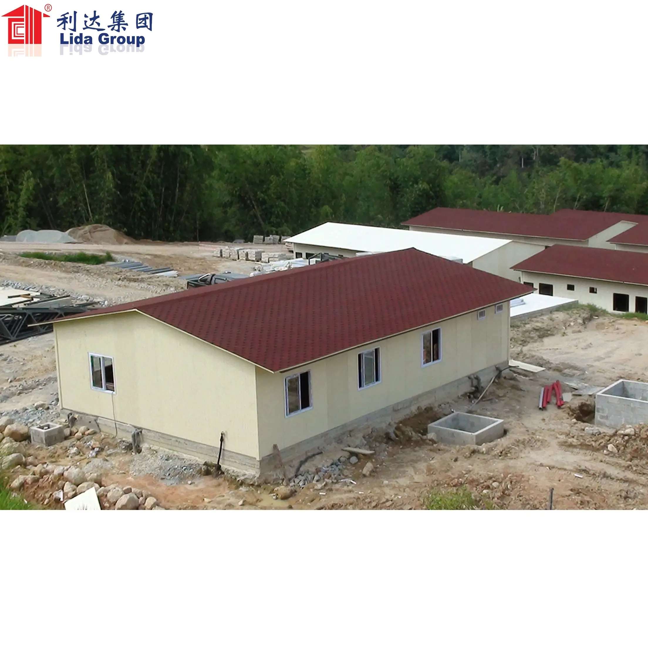 Nigeria oil and gas fieldlabor camp prefabricated house 1