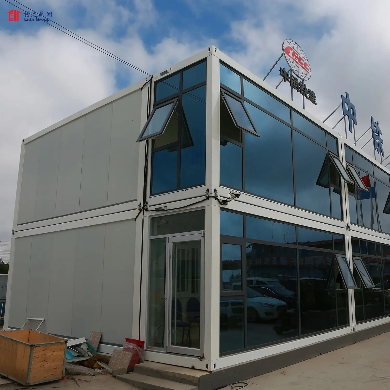 Mali Low Cost Prefabricated House Design 40ft Flat Pack Container 1