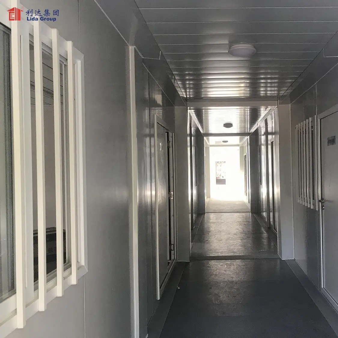 Libya Low Cost Prefabricated House Design 40ft Flat Pack Container 1