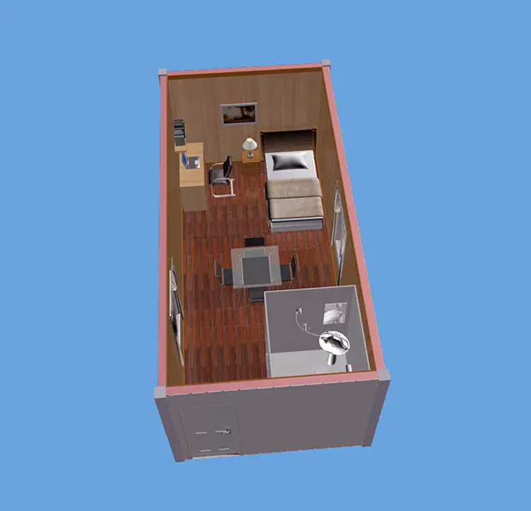 20ft/40ft Prefab Living Home Prefabricated Container Houses 1