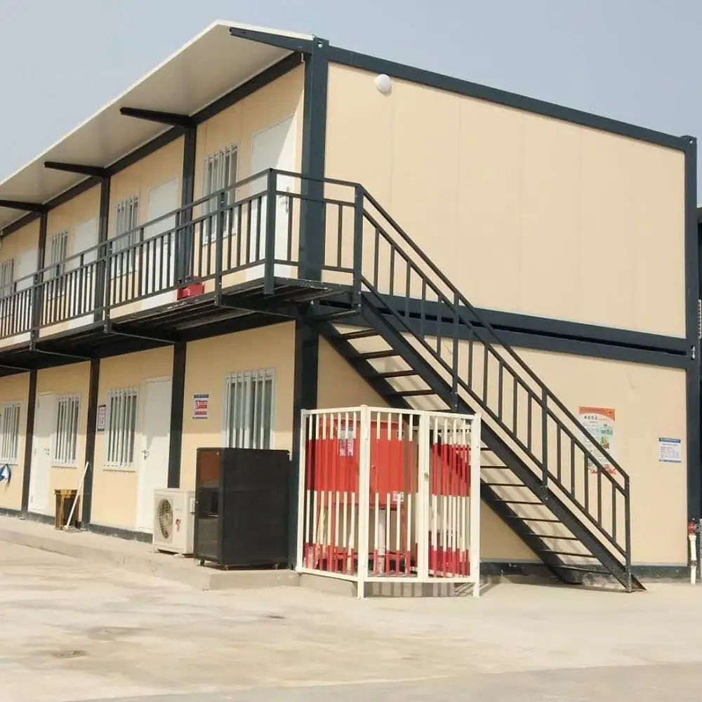 Sharjah Prefab Insulated Fireproof Worker Container Accommodation 1