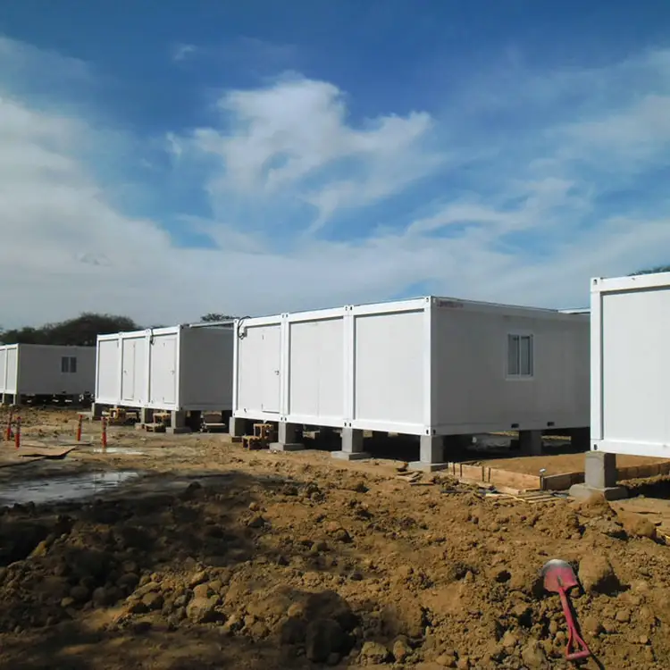 20ft and 40ft Flat pack container house accmmodation camp 1