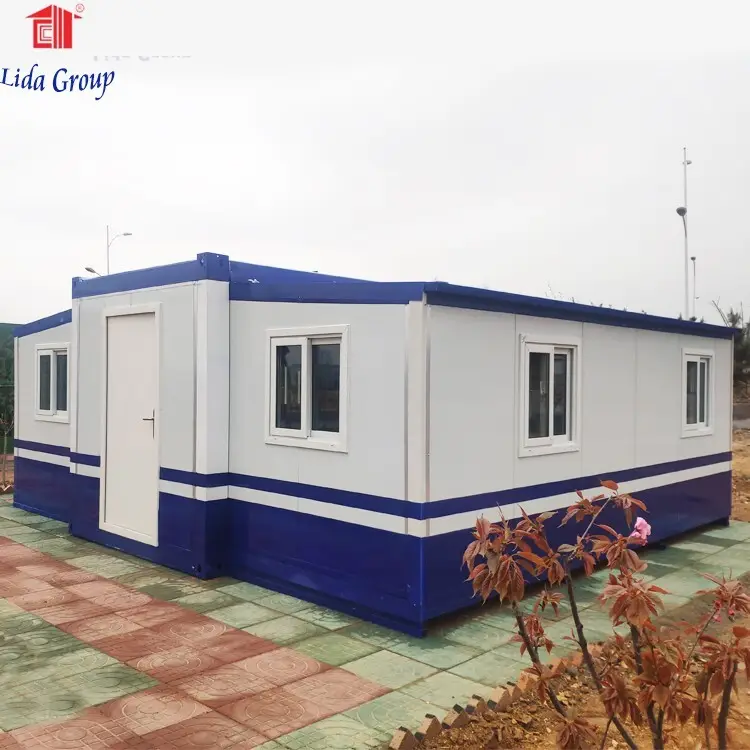 Lida Fábrica de casas de cajas de carga grupales utilizadas como caseta, baño y trastero. 2
