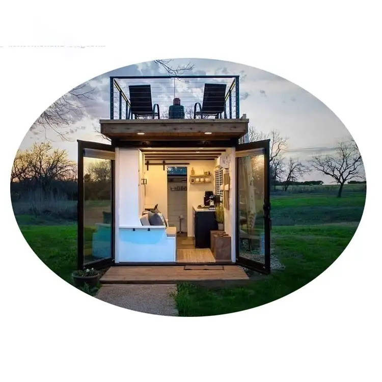 Lab prefab tiny container house qingdao 1