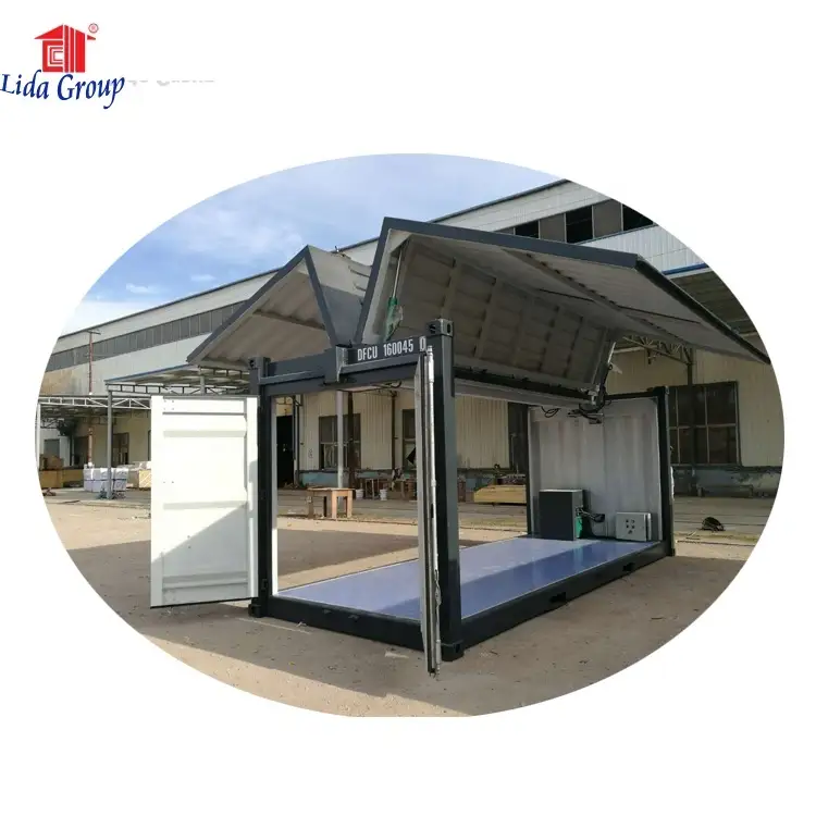 20ft pop up store storage container garage 1