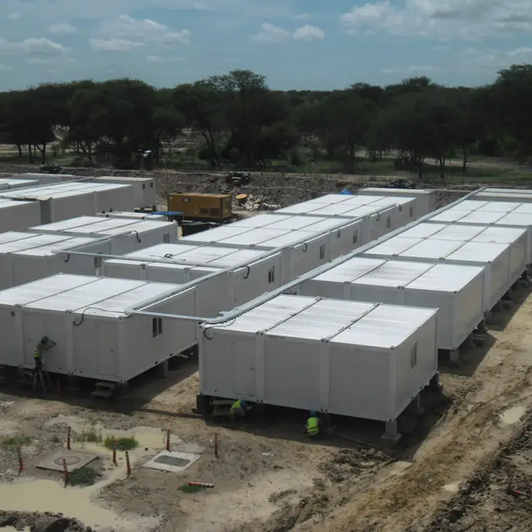 Luxury prefab modern garden 40ft expandable container house 1