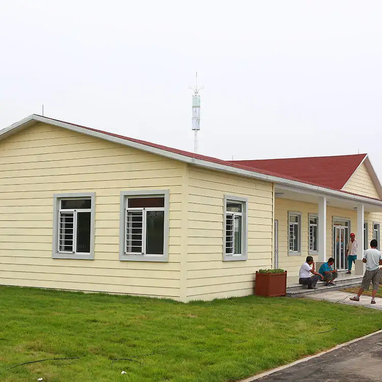 High quality strong prefabricated wooden house factory 1