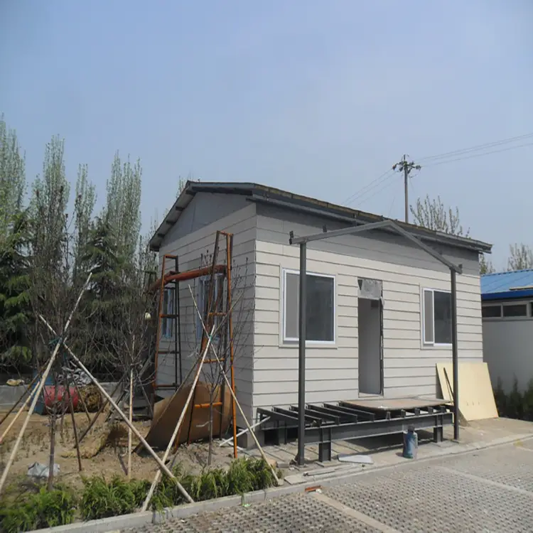 China Cheap Price Log Cabins House Prefab Steel Villa 1