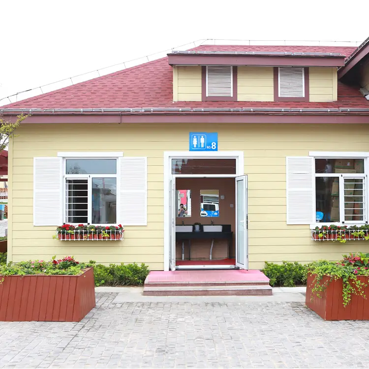 light steel prefabricated luxury villa house 1