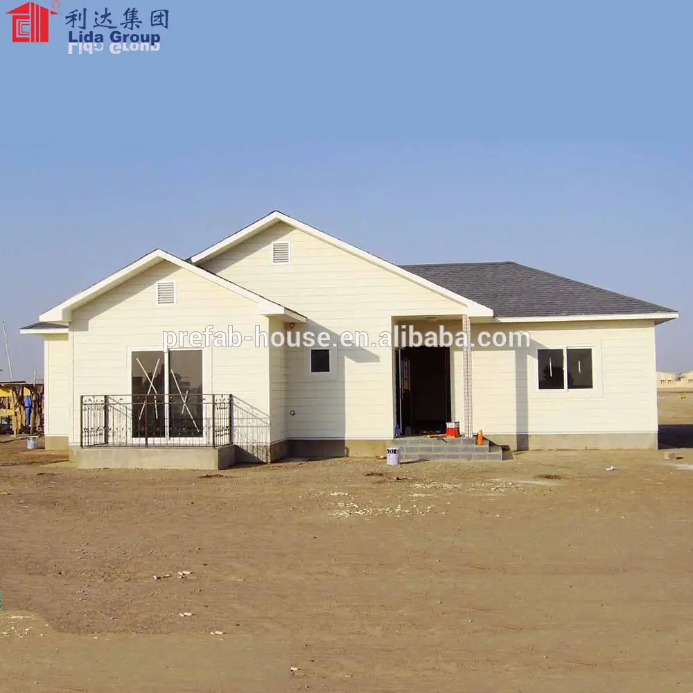 China Luxury prefab light steel villa for sale 1