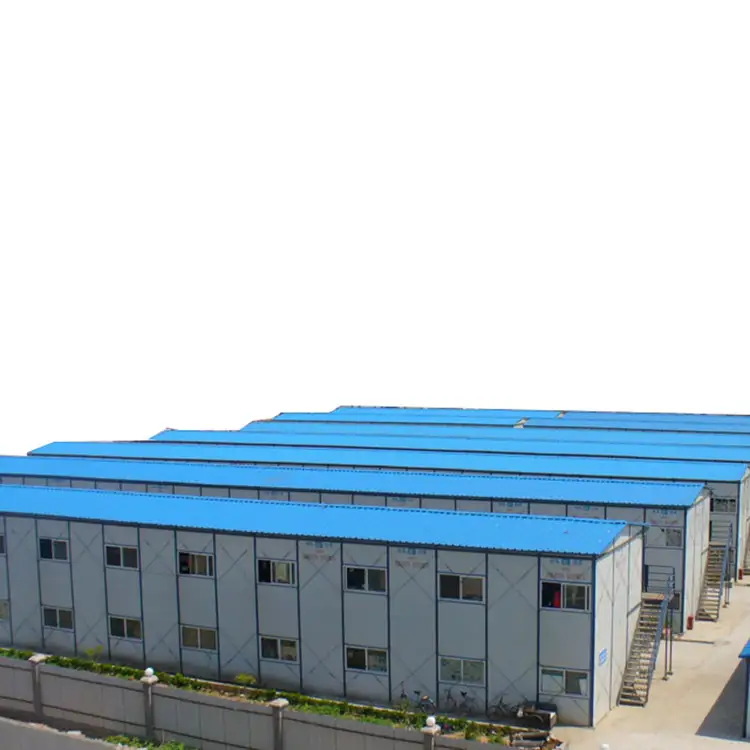 luxury prefab customized prefabricatedhouse temporary refugee camp 1