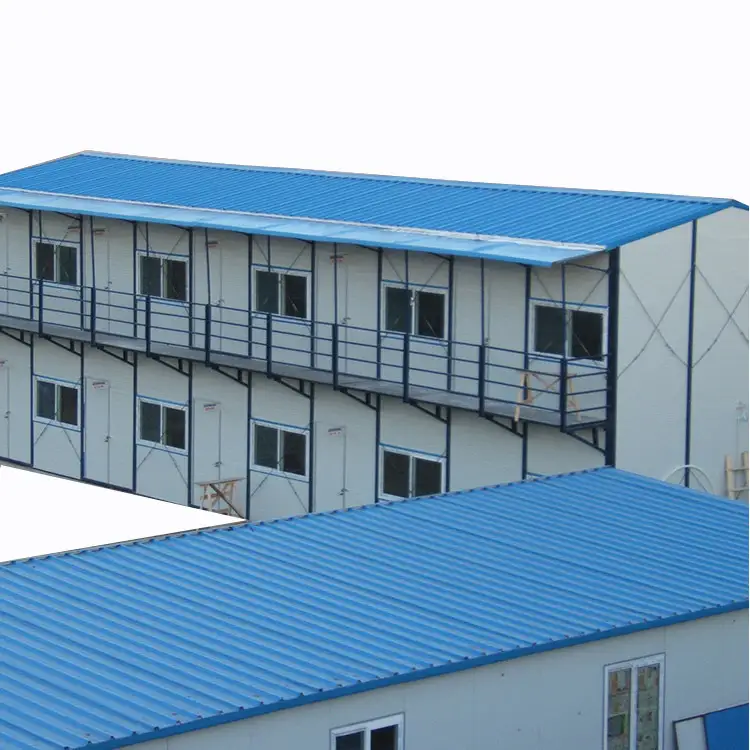 prefabricated steel house temporary camp cheap disaster housing 1