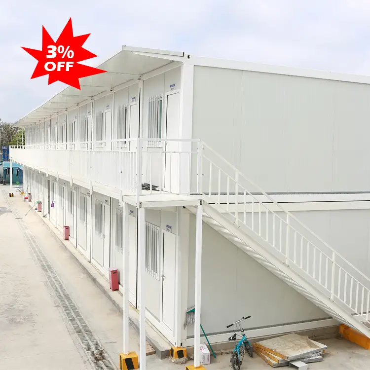 prefabricated steel structure frame temporary house mobile housing 1