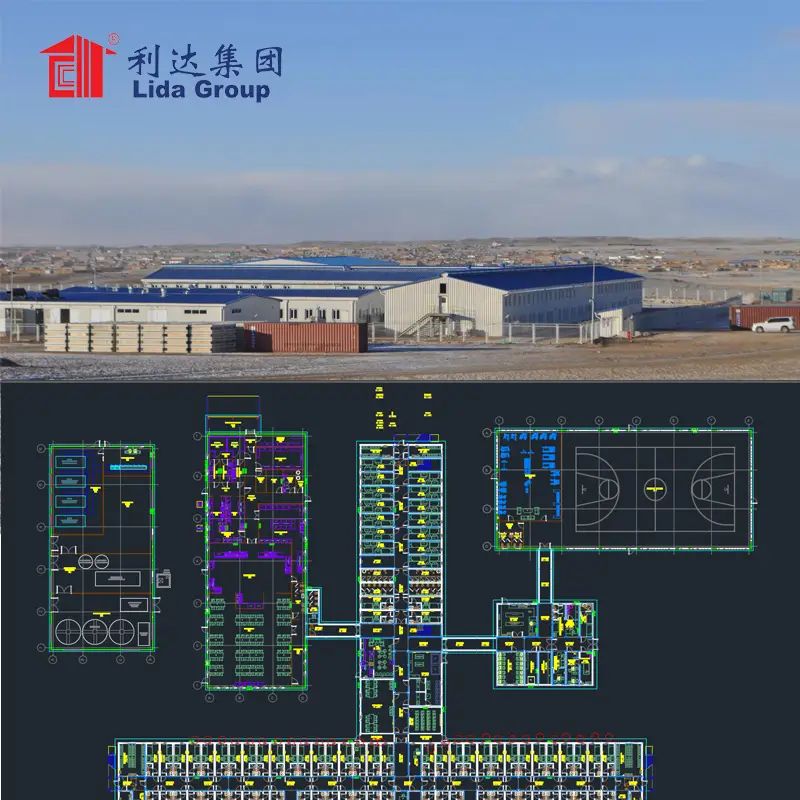 100~20000 man Labor camp mining cmap oil camp LNG Camp accommodation military trailer building container house 1