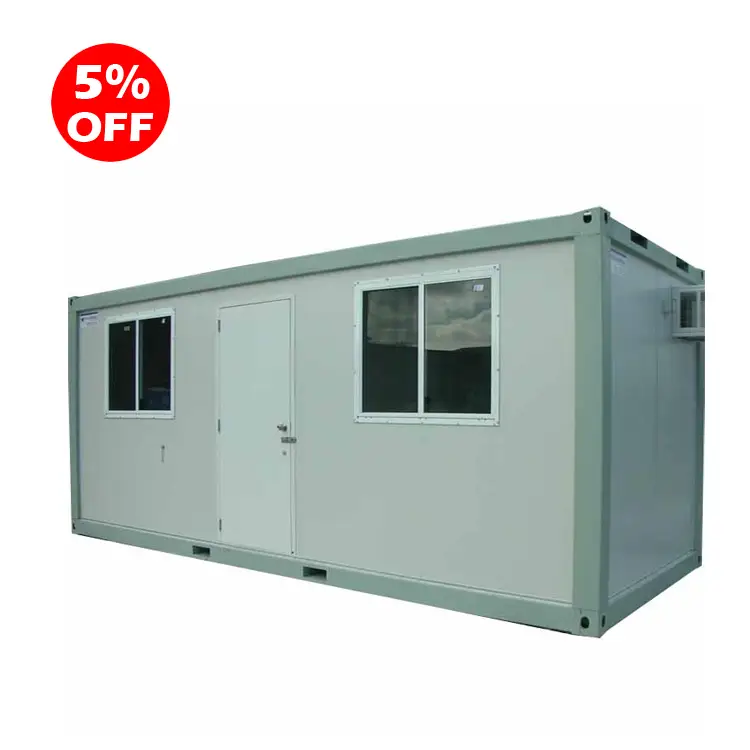low cost prefab wood log house 1