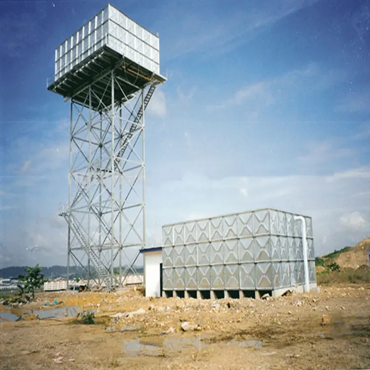 Prefabricated steel structure water tank tower 1