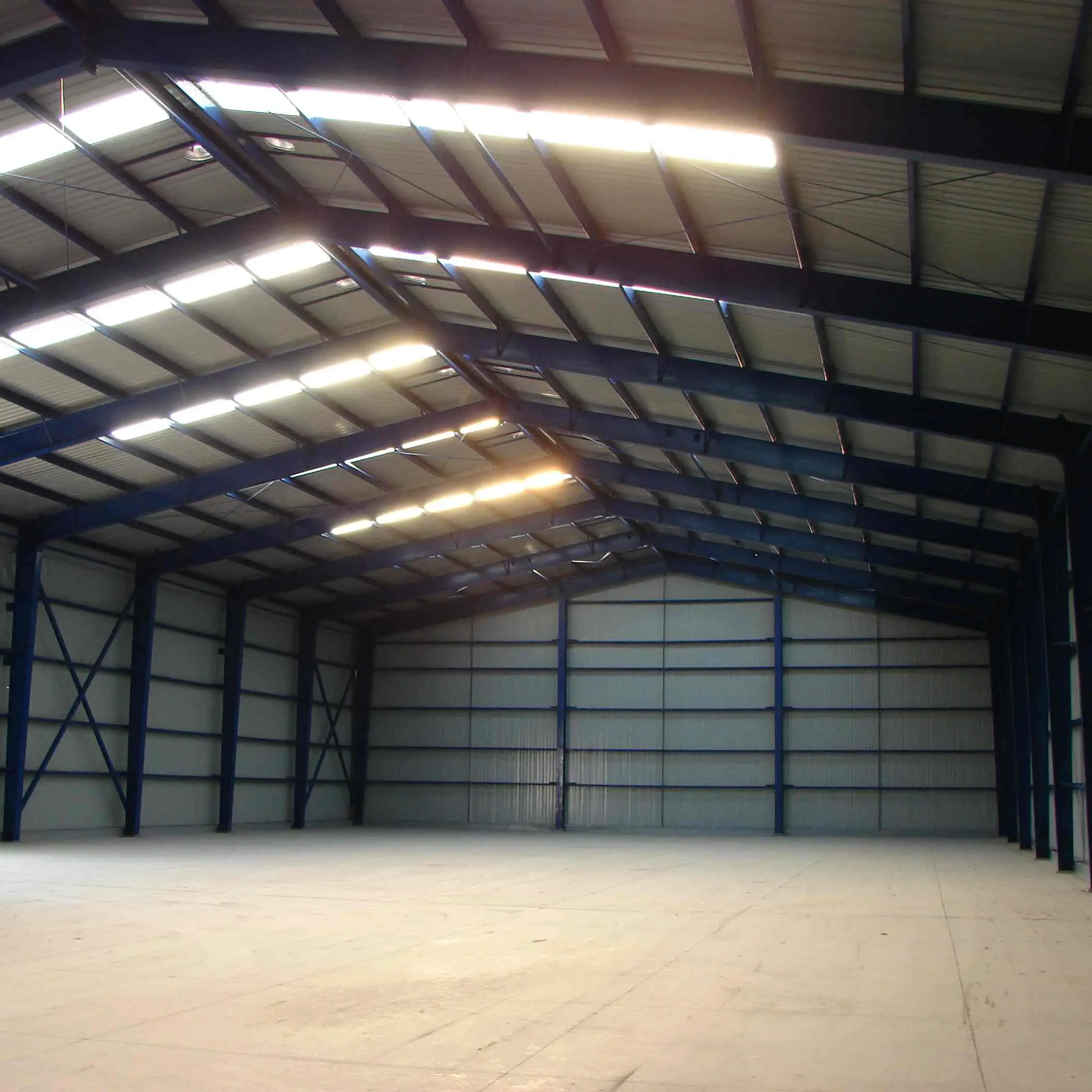 Prefab Structure Steel Aircraft hangar 1