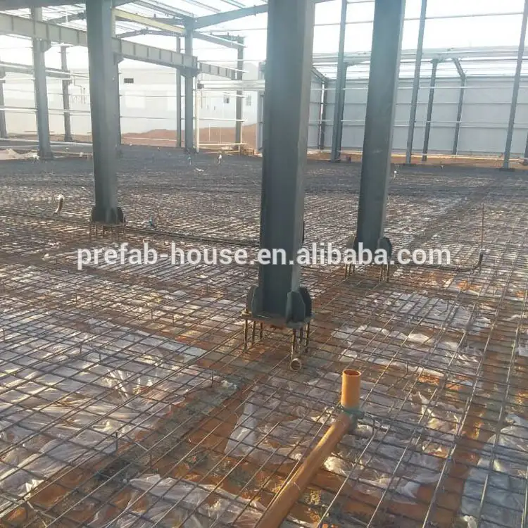 large span steel space frame structure warehouse 1