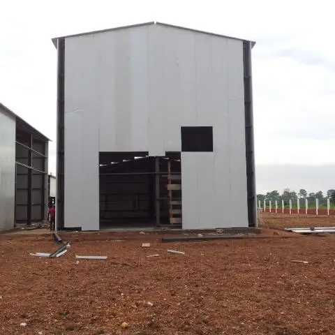 Steel retail building Commercial steel structure storage warehouse 1