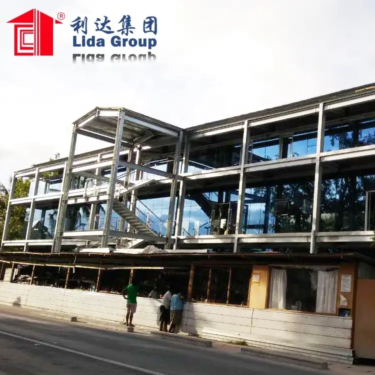 the building steel structure restaurant 1