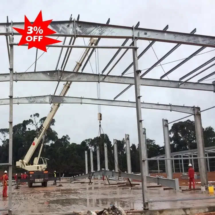 prefabricated warehouse steel structure godown design building 1