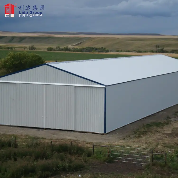 Structural game prefabricated steel frame structure workshop 1