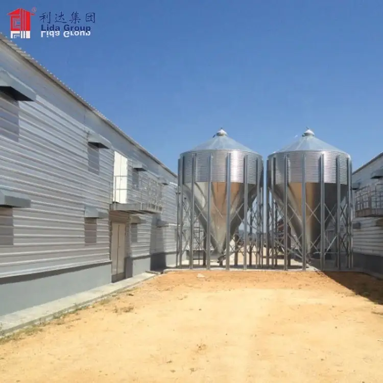 Hot dip galvanized 15mX100m poultry farm house construction design for Sri Lanka 1