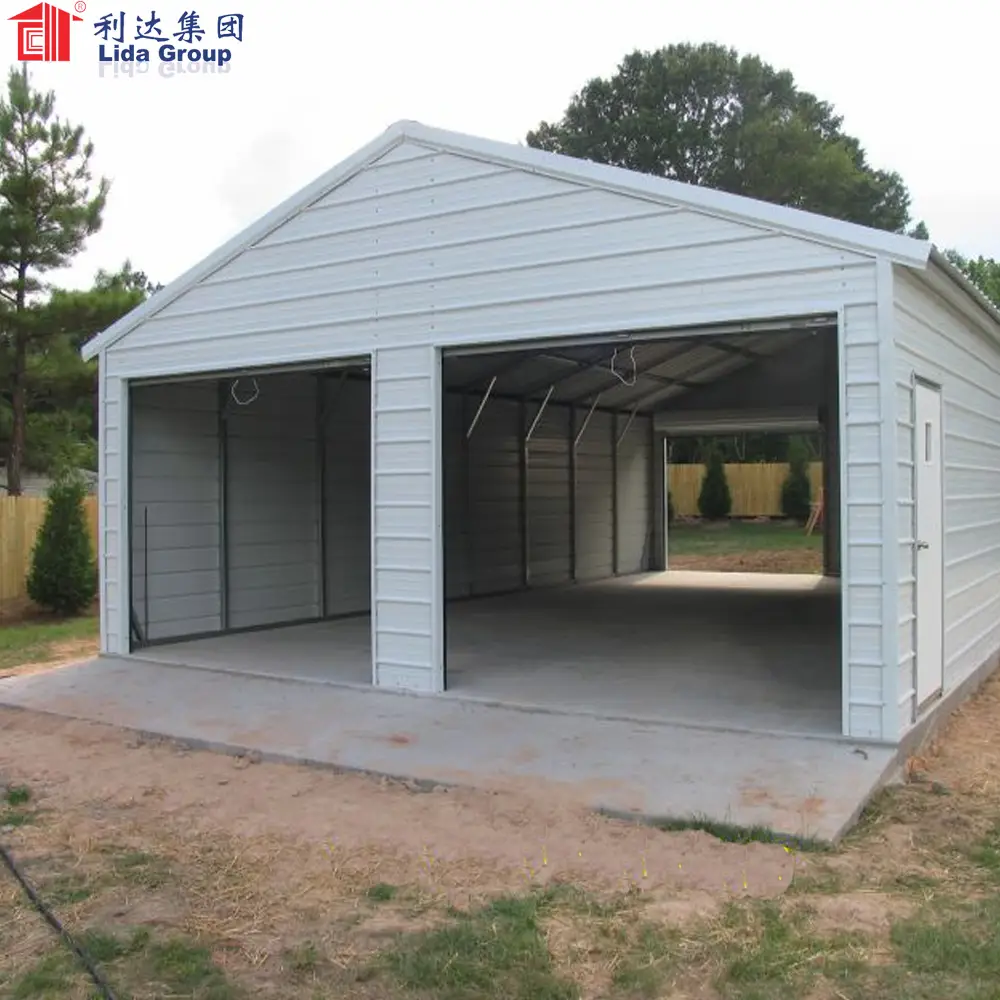 Steel structure car garage design 1